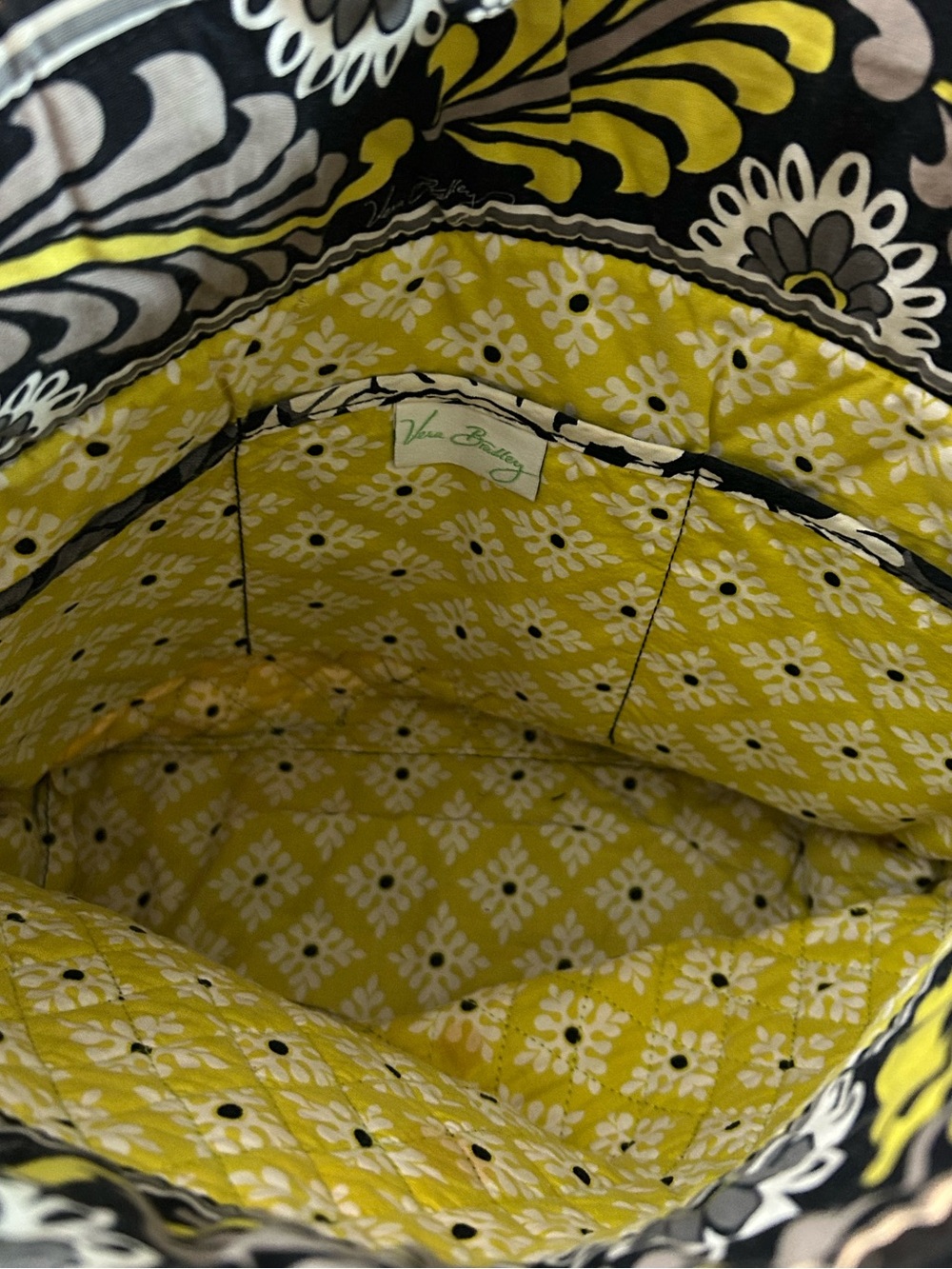 Vera Bradley Baroque Paisley Shoulder Tote Bag w/Toggle EUC Casual Cottagecore - Picture 8 of 15